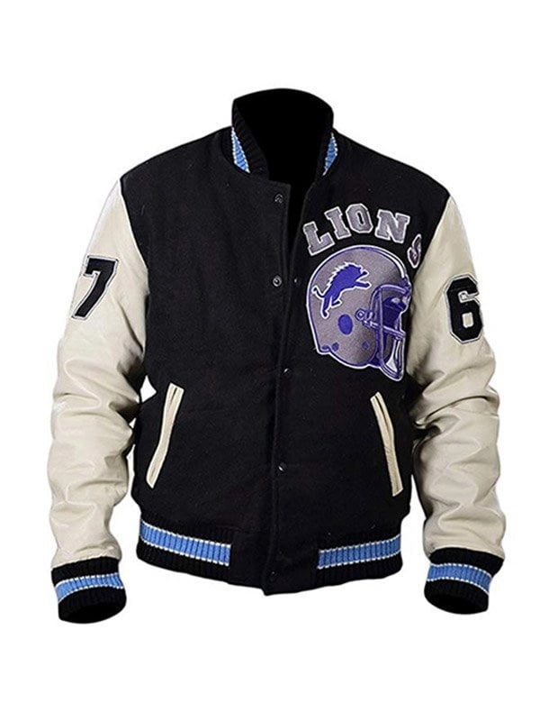 Detroit Lions Jacket - Axel Foley Beverly Hills Varsity Jacket