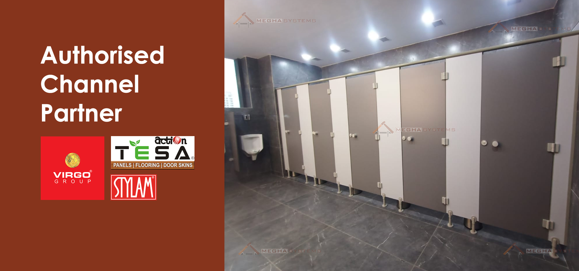 Toilet Cubicle Manufacturers in Delhi, India - Megha Systems